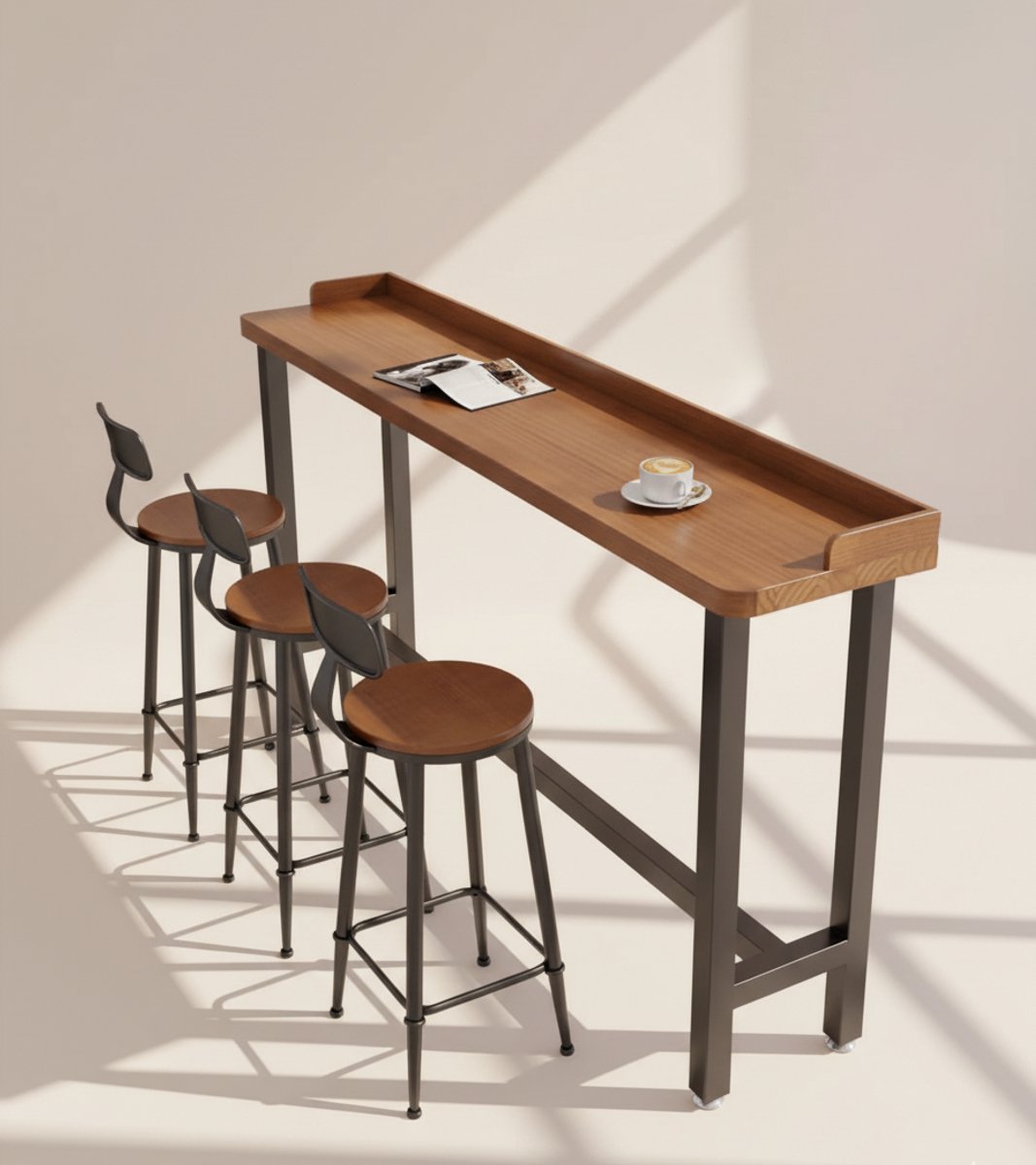 Design Barkrukken Set van 2 - Hoogteverstelbaar - 360° Draaibaar - Novihome