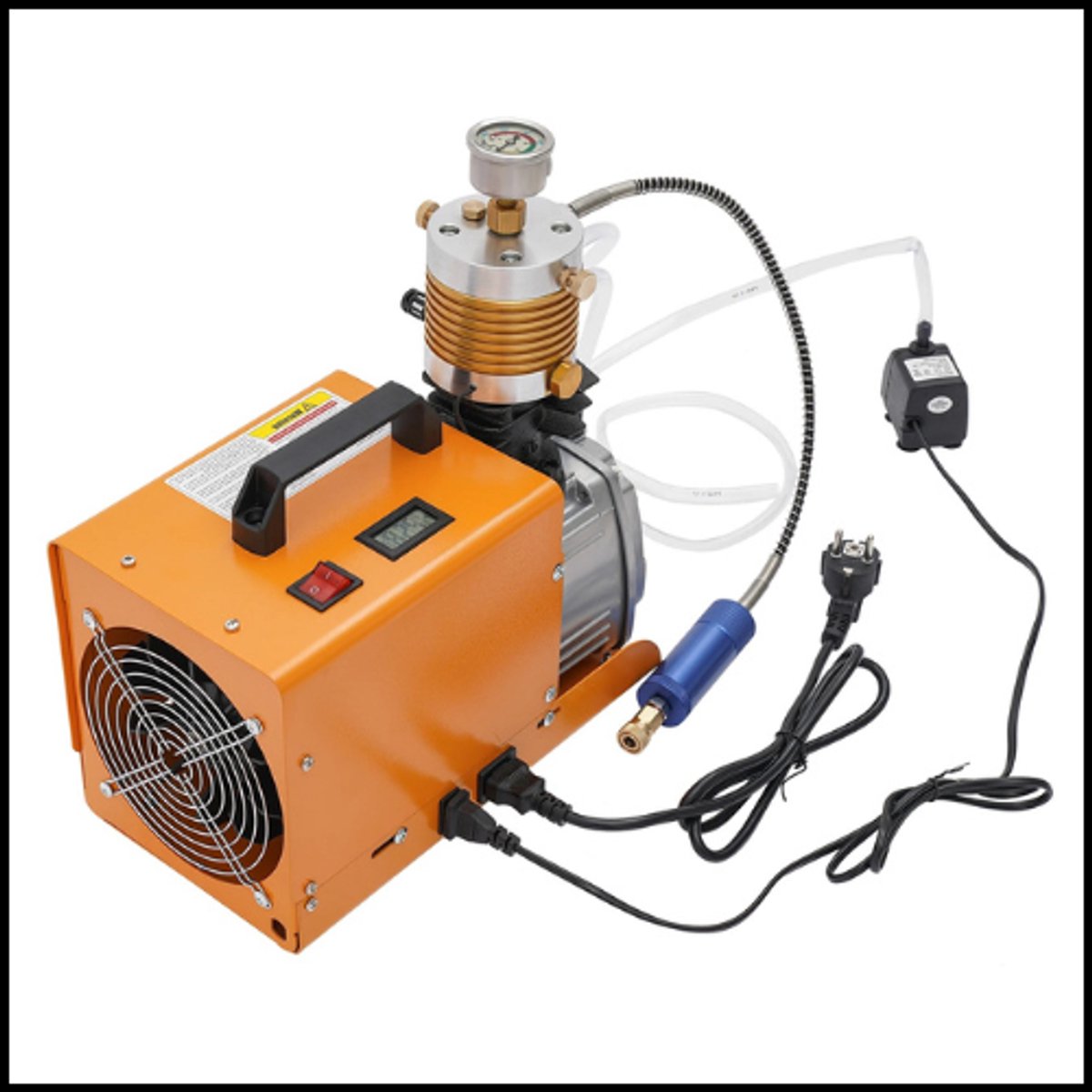 Draagbare Luchtcompressor Serie - 1.8kW 2800rpm Hogedruk Air Pump - 220V Elektrische Veiligheidsluchtpomp - Explosieveilige Klep - Snel Inflatievermogen