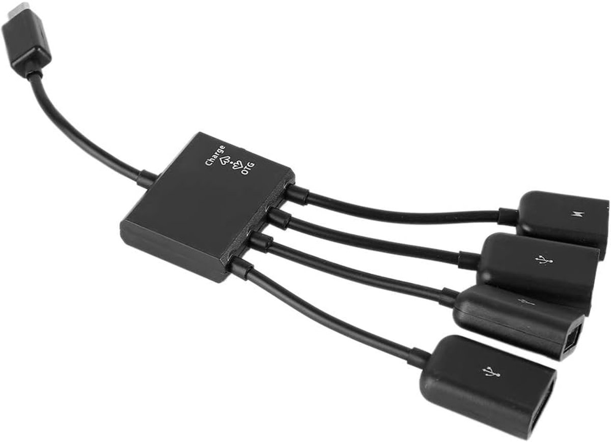Micro-USB HUB, Host Cable, Card Reader, 650Nm, 5MW, Red, OTG Charger, Converter Adapter