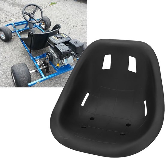 Zadel voor Drift Trike Racing - Go Kart Large Size - Racing Go Kart Man Sprint Track - Zitkit - Moto Racing Kit - Karting Zit - Drift Auto Stoel Rugleuning van Merkloos — afbeelding 4