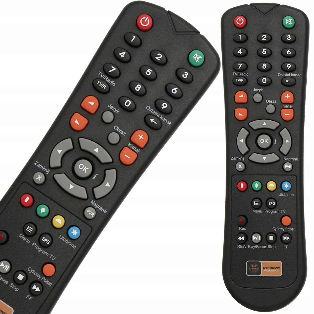 Originele Afstandsbediening voor Polsat HD2000 HD3000 Decoder - Zwart