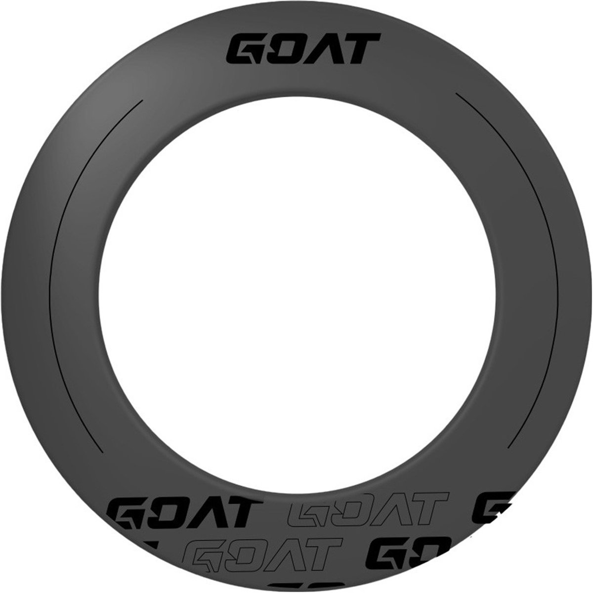 GOAT - Defender 5 Dart Surround Antraciet 1 Stuk - Officiële Dartbord Grootte