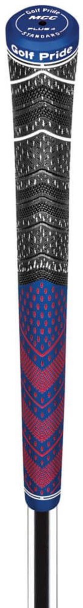 GolfPride MultiCompound Plus 4 Teams STANDAARD Grip - Charcoal Blauw Rood