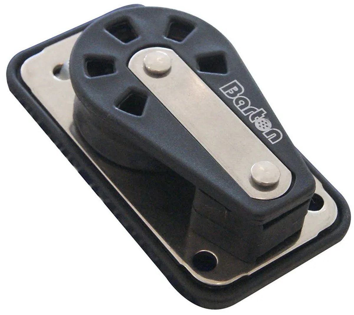 Barton Marine Enkele Platte Katrol 370kg 8 Mm Zilver 35 x 80 mm