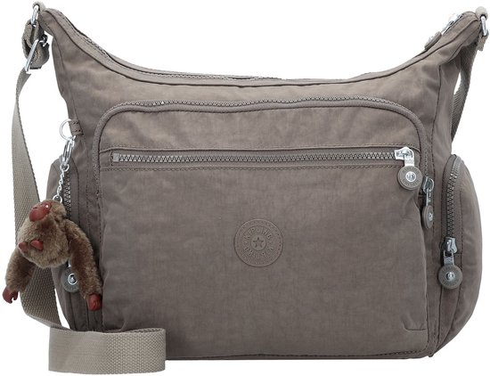 kipling Sac à épaule bandoulière Sac à épaule Eyes Wide Open Gabbie Large Shoulderbag True Beige Brun