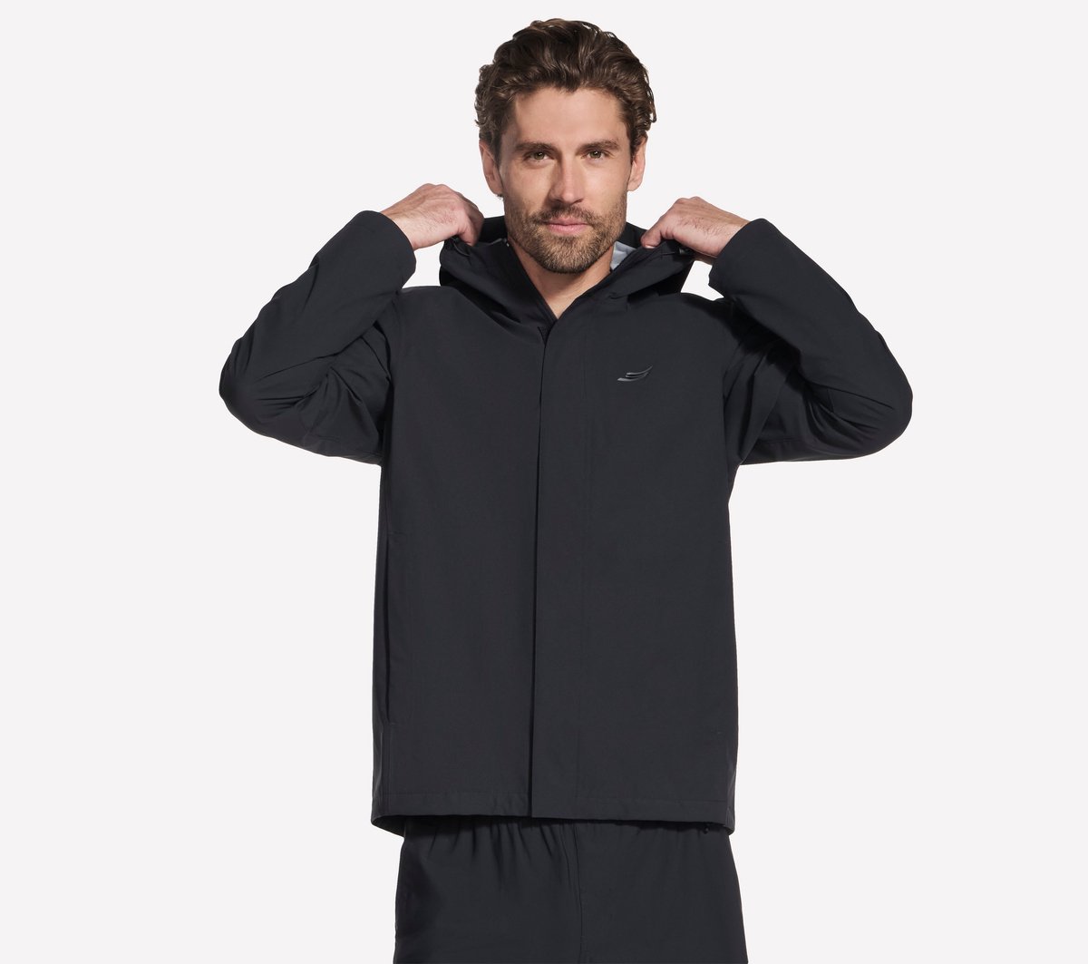 Skechers SKECHERS PREMIER RAIN JACKET Heren Jas - Zwart