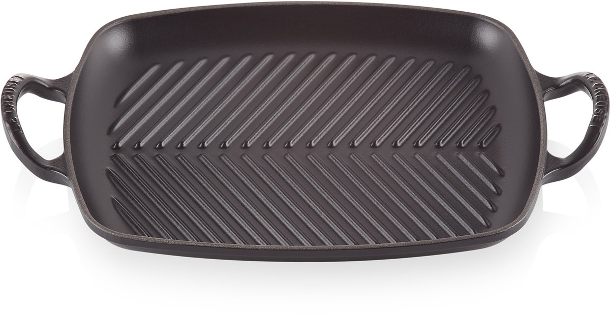 Le Creuset Signature Rechthoekige Grillplaat Mat Zwart 27cm x 30cm