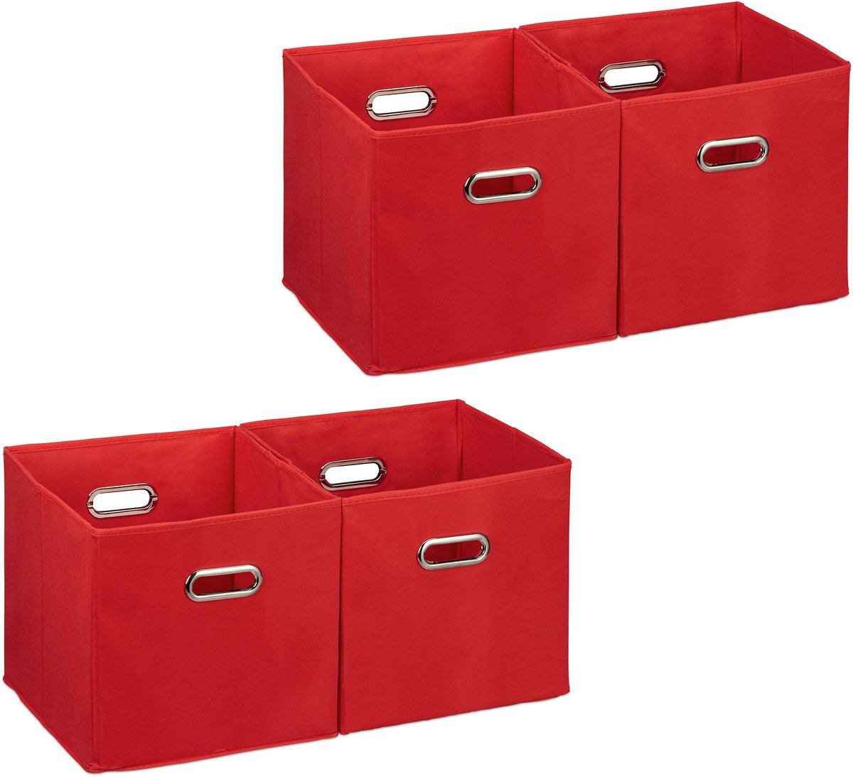 opbergbox stof - opvouwbaar - opbergmand - 30 cm - kast organizer