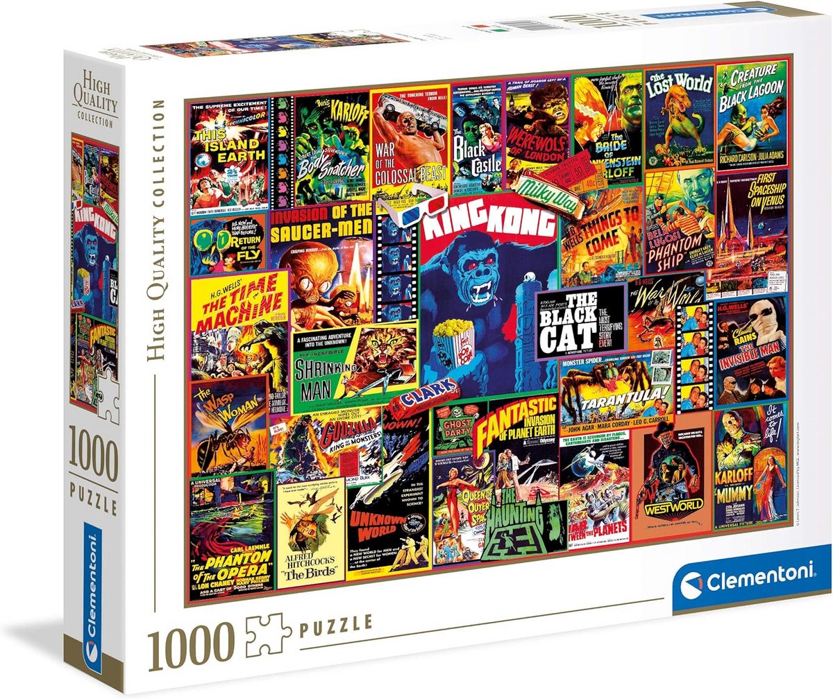 Thriller Classics Puzzel 1000 Stukjes voor Volwassenen, Multicolour, 69 x 50 cm