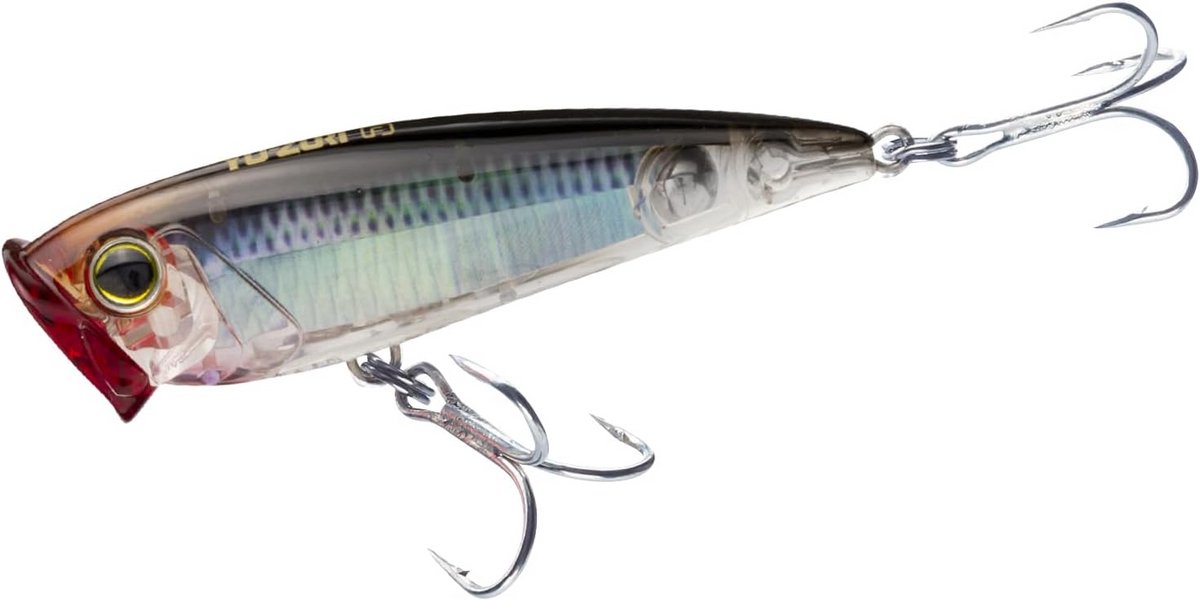 3D Inshore Popper 120 mm met Hologram Afwerking voor Zoutvissen