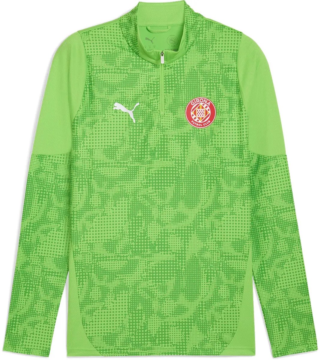 Puma Girona Fc 25/26 Training T-shirt Met Lange Mouwen S Man Groen