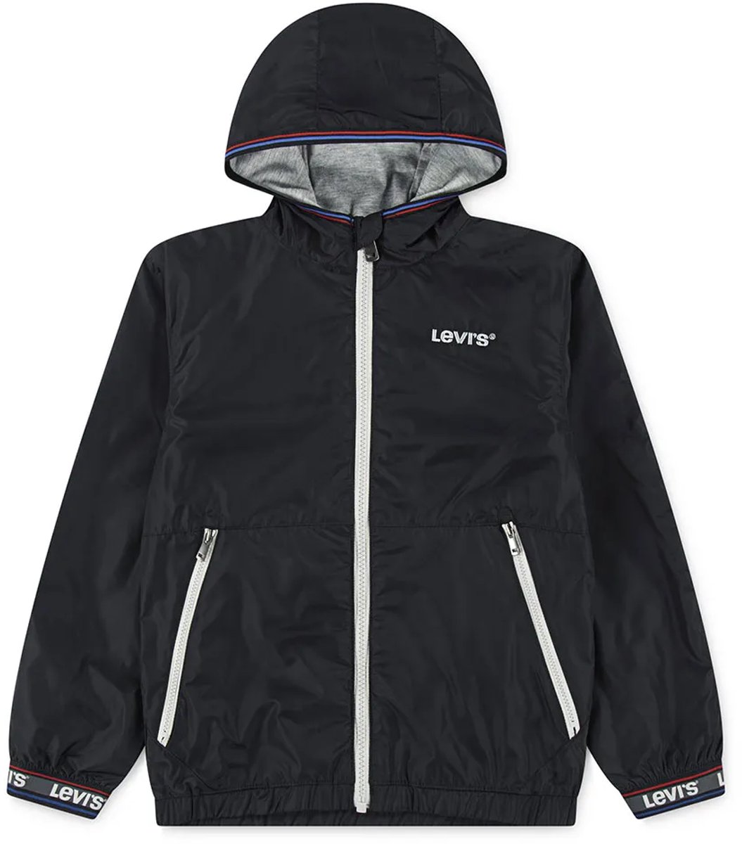 Levi´s ® Kids Logo Tape Detailed Wind Jas 24 Months Jongens Zwart