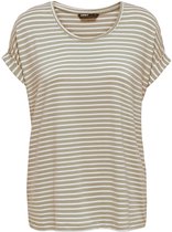 ONLY - ONLMOSTER STRIPE S/S O-NECK TOP JRS NOOS - Dames - T-shirts