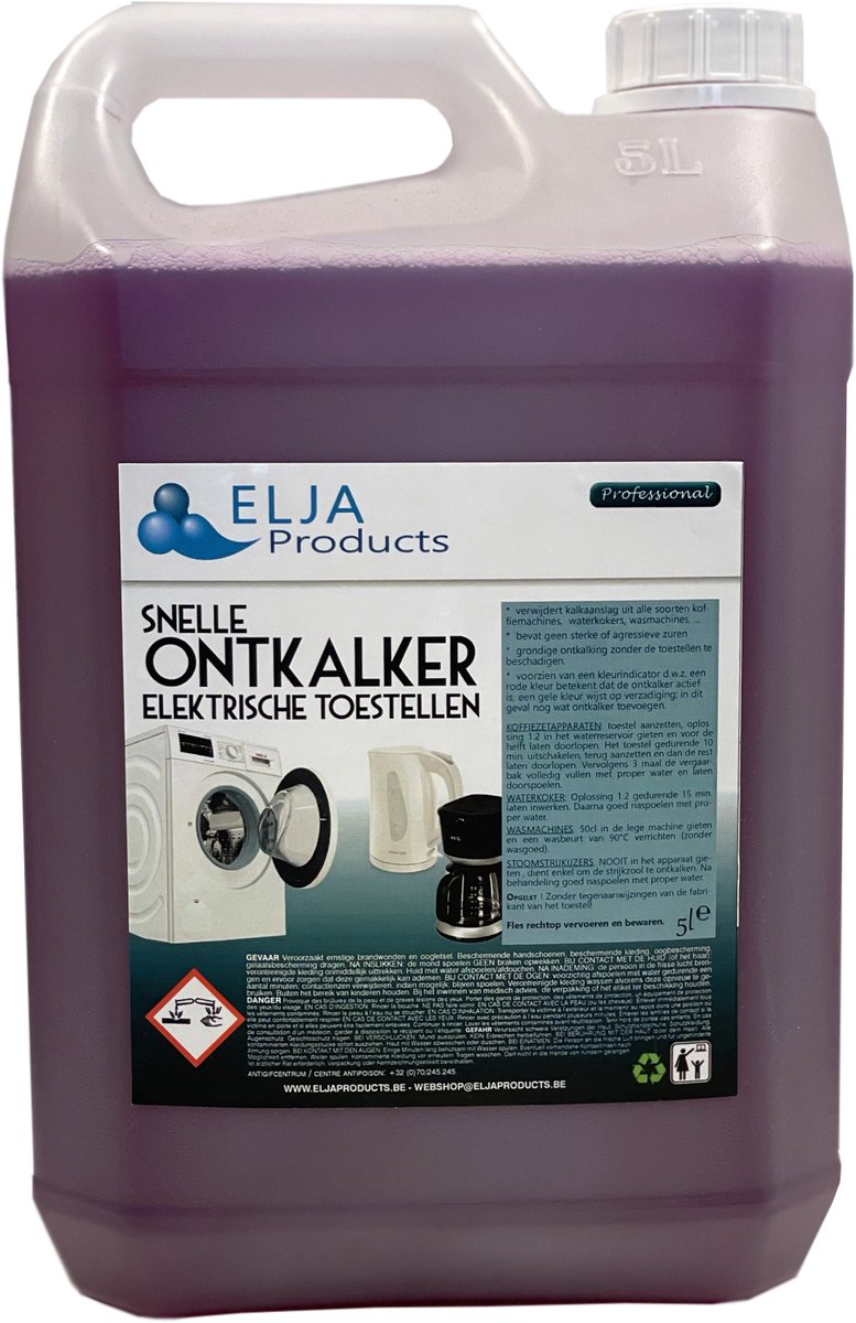 Elja Snelle Ontkalker | Decal | 5L | Elektrische toestellen