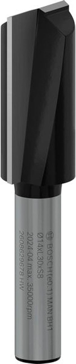 Bosch PRO sleuvenfrees, tweesnijdend Ø 14 x L 30 schacht 8 mm - 2...