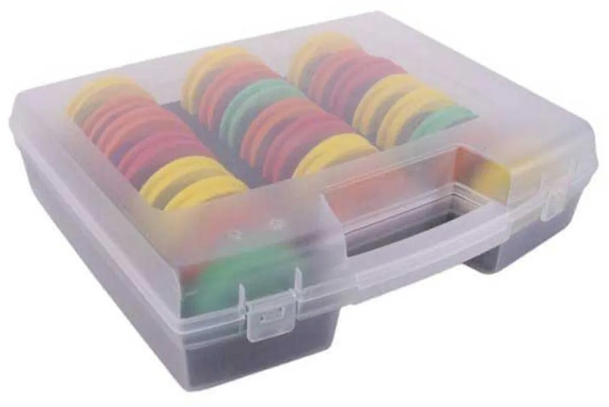 Evia 40 Onderlijnenbox Transparant,Grijs 360 x 268 x 73 mm