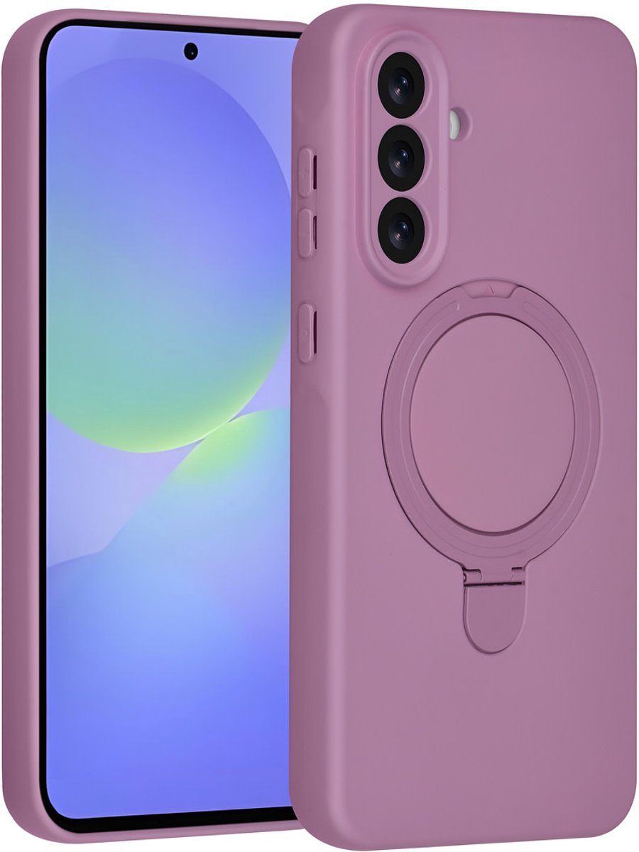 TUNIQ telefoonhoesje voor Samsung Galaxy A36 - MagSafe met ringstand en koord - Paars