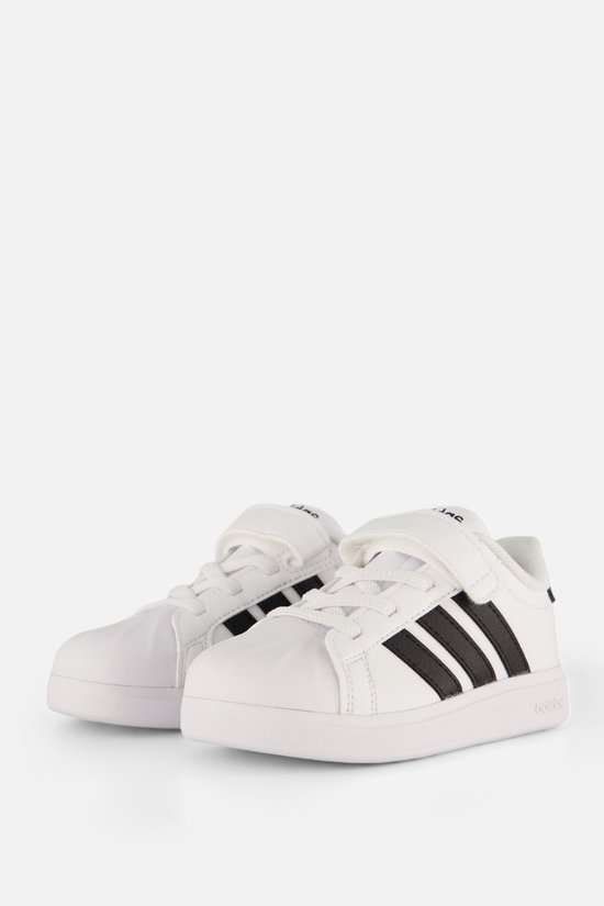 adidas gazelle silver green womens adidas Kids' Grand Court Lifestyle Tennis Lace-up Shoes