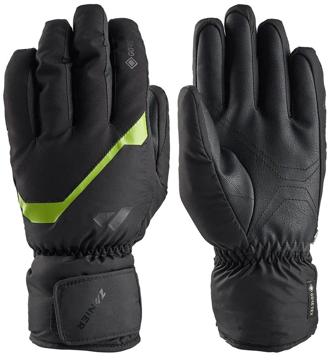 Zanier Rauris Goretex Handschoenen 4.5 Jongens Meisjes Zwart