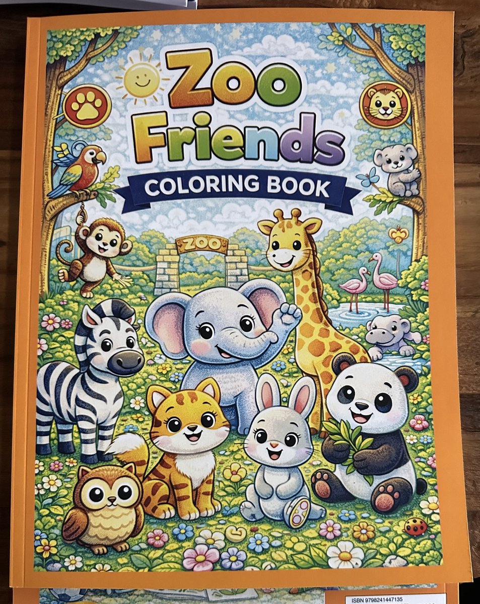 Artful Pixels Zoo Friends Coloring Book – Kleurboek voor kinderen vanaf 3 jaar