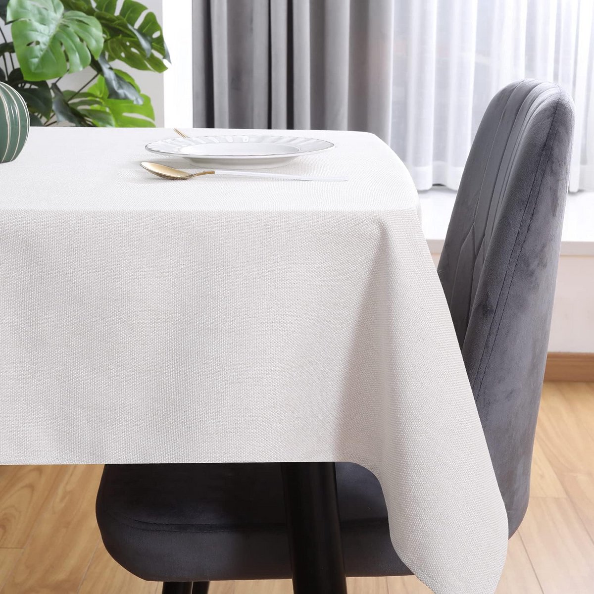 Rechthoekig Waterdicht Tafelkleed in Klassieke Stijl voor Eettafel en Tuin