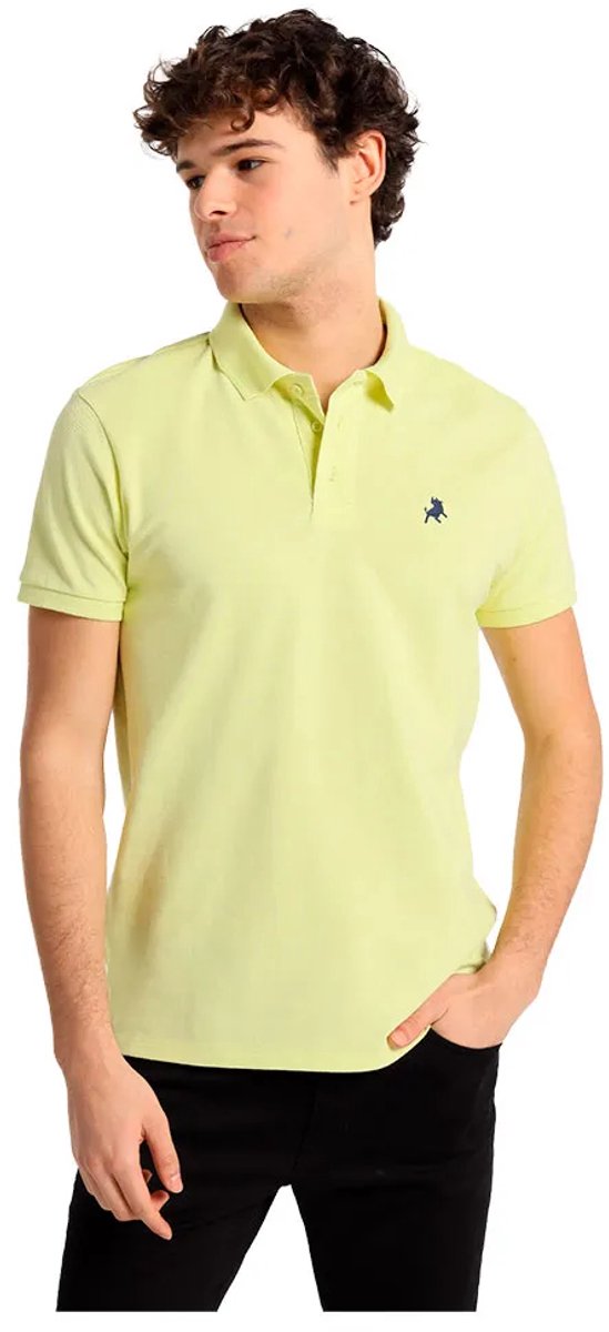 Lois Jeans 10688 Korte Mouw Poloshirt Geel 3XL Man