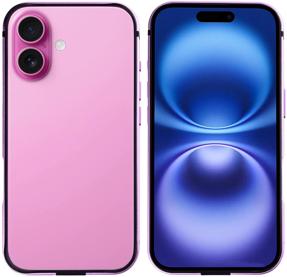 Rixus Crash Guard Case For Apple iPhone 16 Pink
