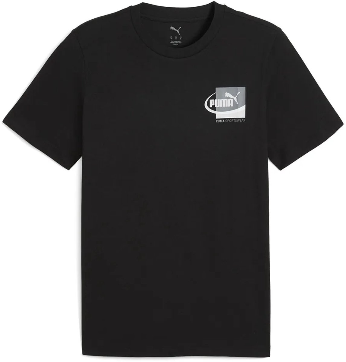 PUMA GRAPHIC SMALL BOX T-SHIRT 68803401 Zwart