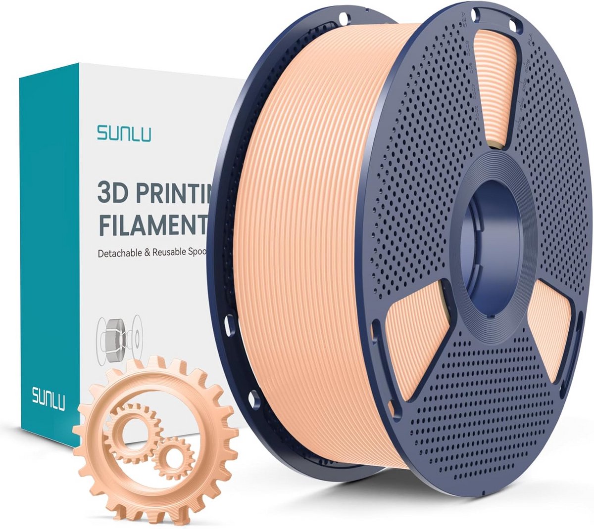 PLA+ Filament 1,75 mm - Duurzaam en Sterk 3D Printer Filament voor FDM-printers - 1kg Spoel