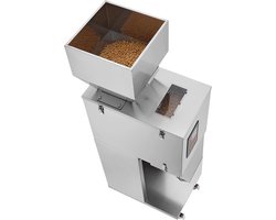 Automatische vulmachine 20-5000g met voetpedaal Roestvrijstalen weegvuller voor bonen, zaden, granen, thee en korrelverpakking