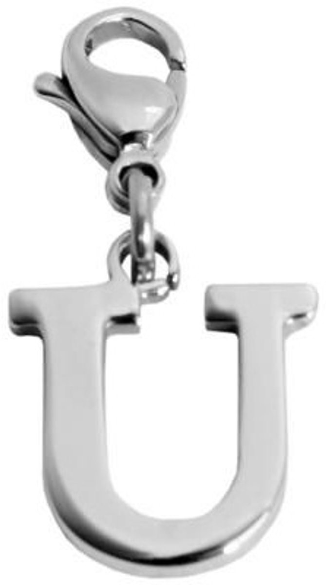 AKZENT Accent Unisex Hanger Edita Akzent bedelhanger van roestvrij staal, letters, zilverkleurig