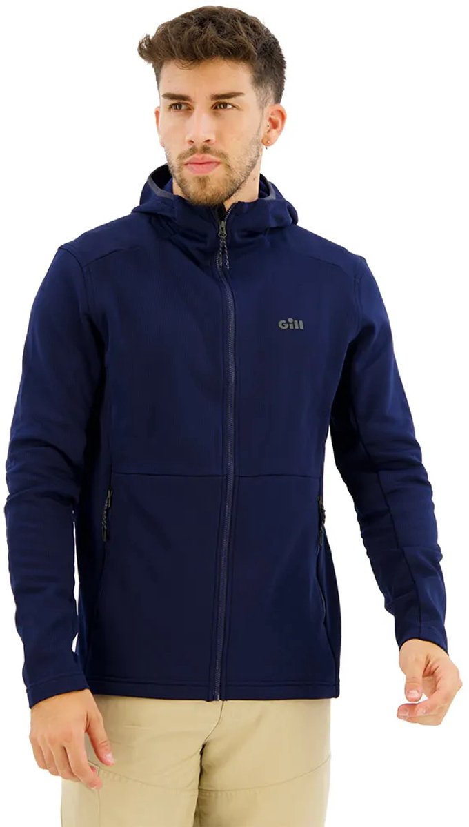 Gill Quest Fleece Met Halve Rits Man Blauw