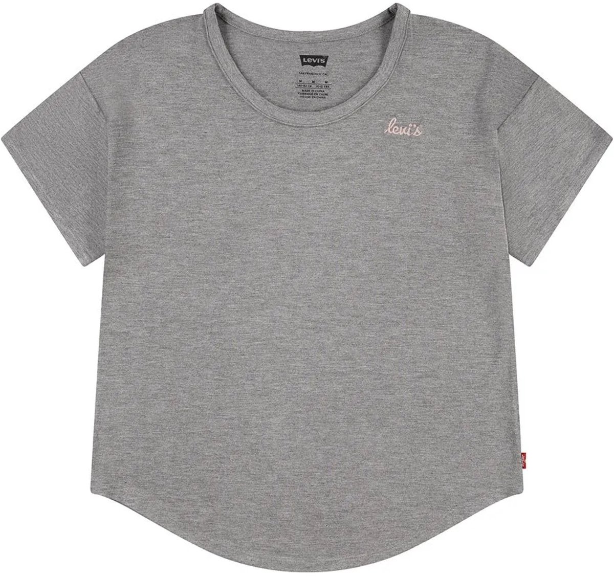 Levi´s ® Kids Favorite T-shirt Met Korte Mouwen 4 Years Meisje Grijs