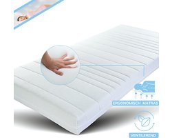 Maan matras ®- matras 80x200 - Hr koudschuim - 20cm dik - Afneembare tijk wasbaar