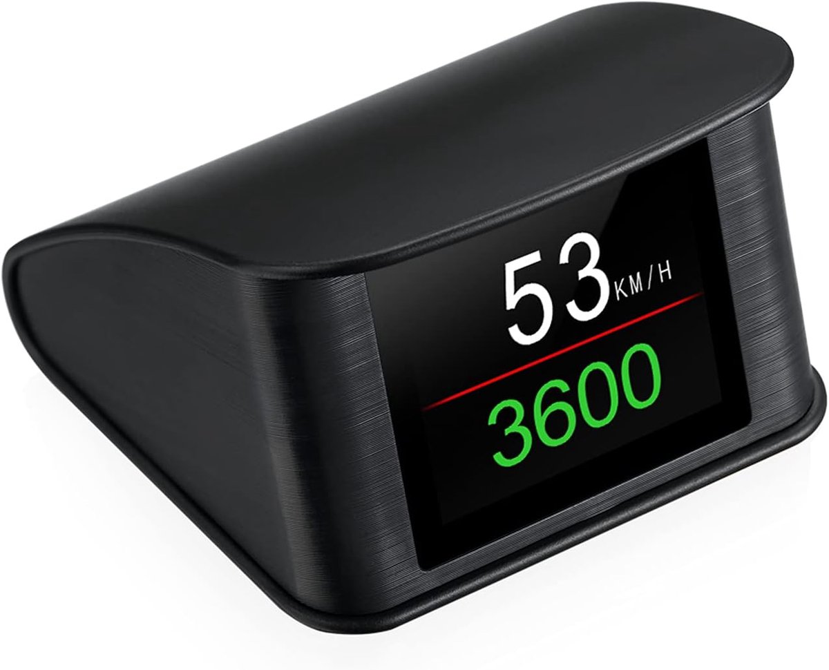 WiiYii P10 - HUD Head-Up Display Auto Snelheidsmeter OBD2 Slimme Digitale Tripcomputer OBD2 Scanner OBD2 Diagnostisch Hulpmiddel Snelheidsalarm