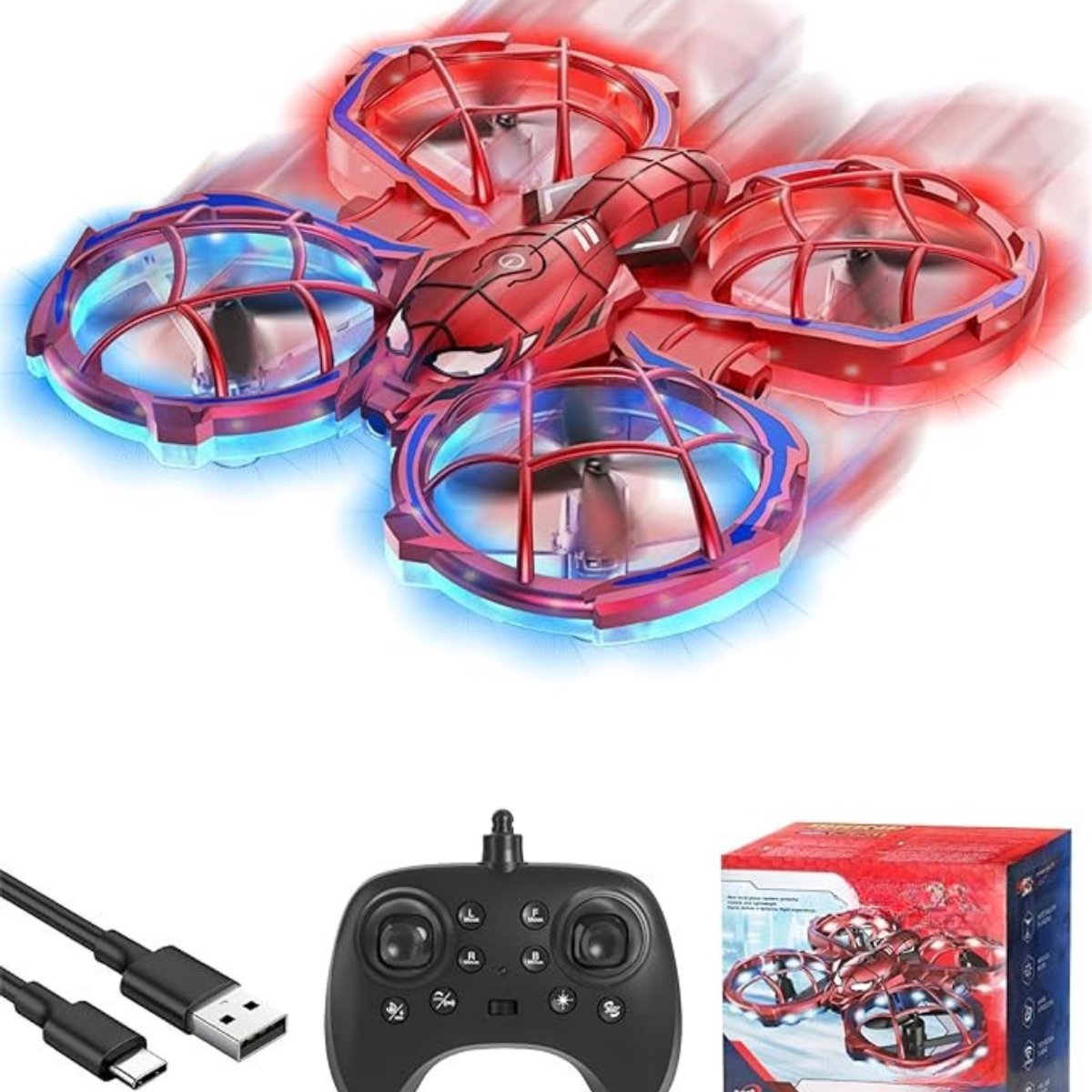 MMP® Drone voor Kinderen - Drone - Rood - 13cm x 13cm x 4cm