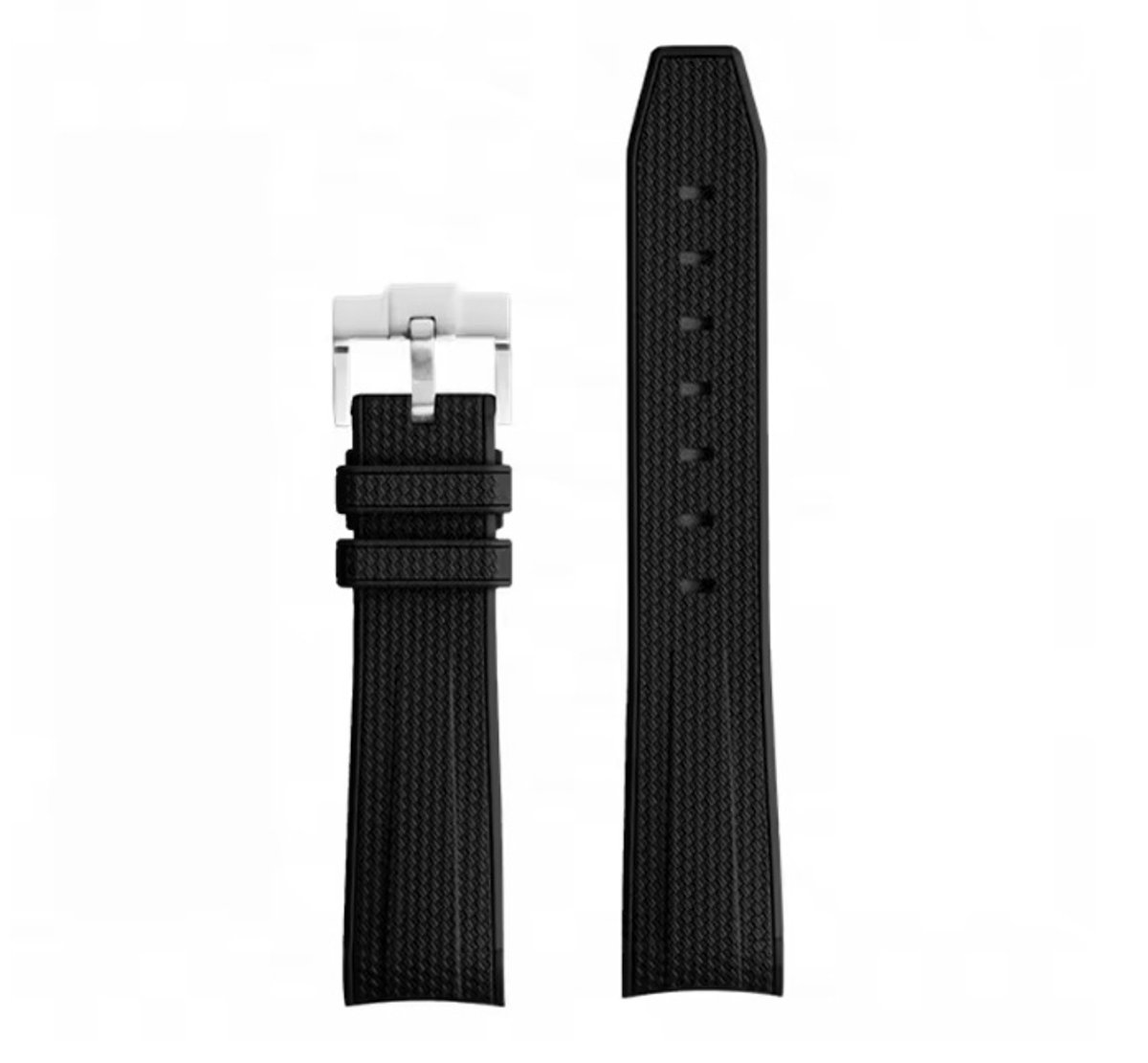 Actie4you® - Horlogeband Geschikt voor Omega MoonSwatch - Swatch - Rolex - SEIKO - Speedmaster - Rubberen horlogeband met perfecte pasvorm - 20mm - Zwart