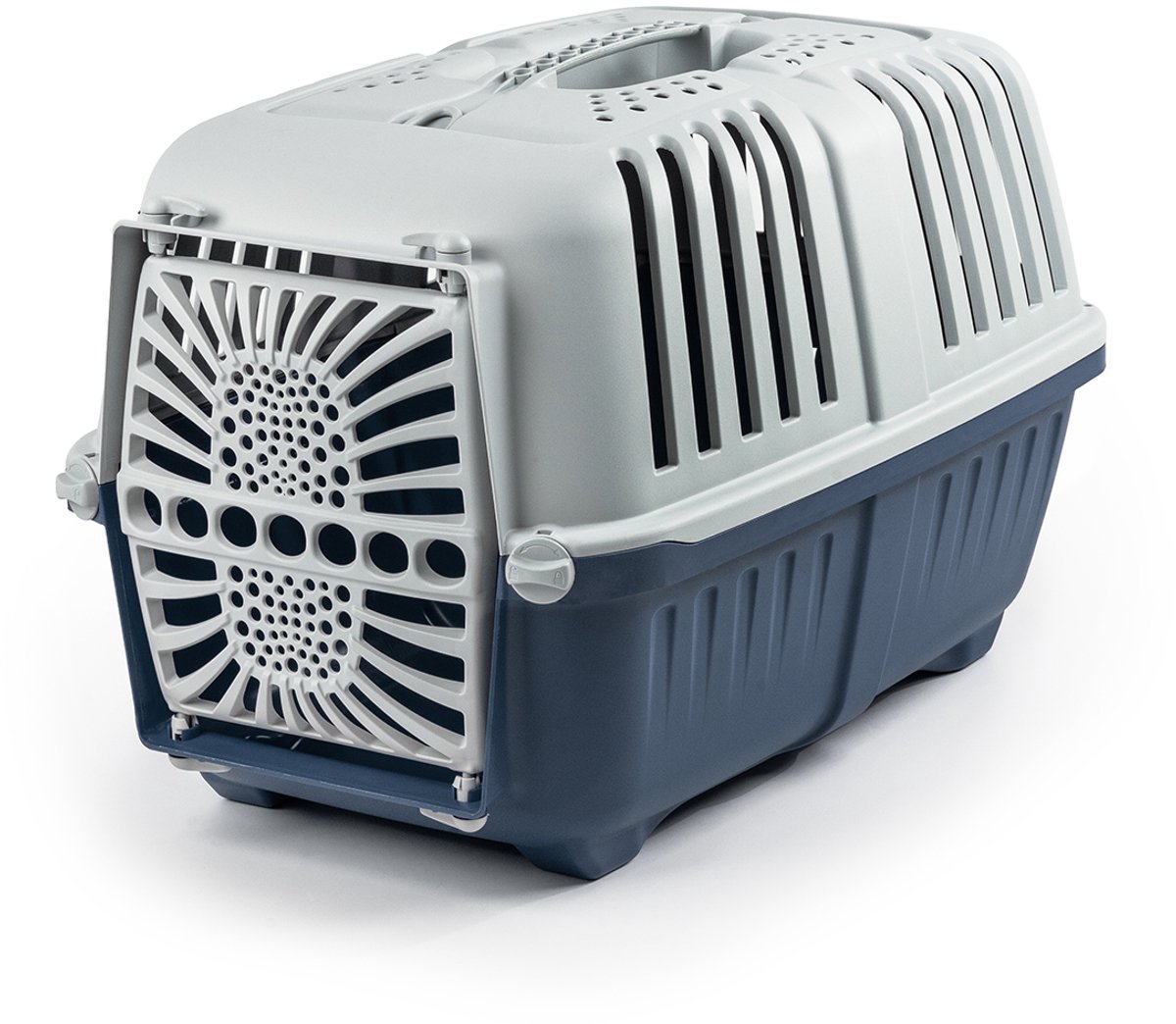 lionto dierentransportbox, robuust & met draaggreep, 48x31,5x33 cm donkerblauw