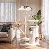 Fudajo Kratzbaum Zweigdesign mit Katzenhöhle 80 cm, Designer Katzenkratzbaum mit Plüsch und