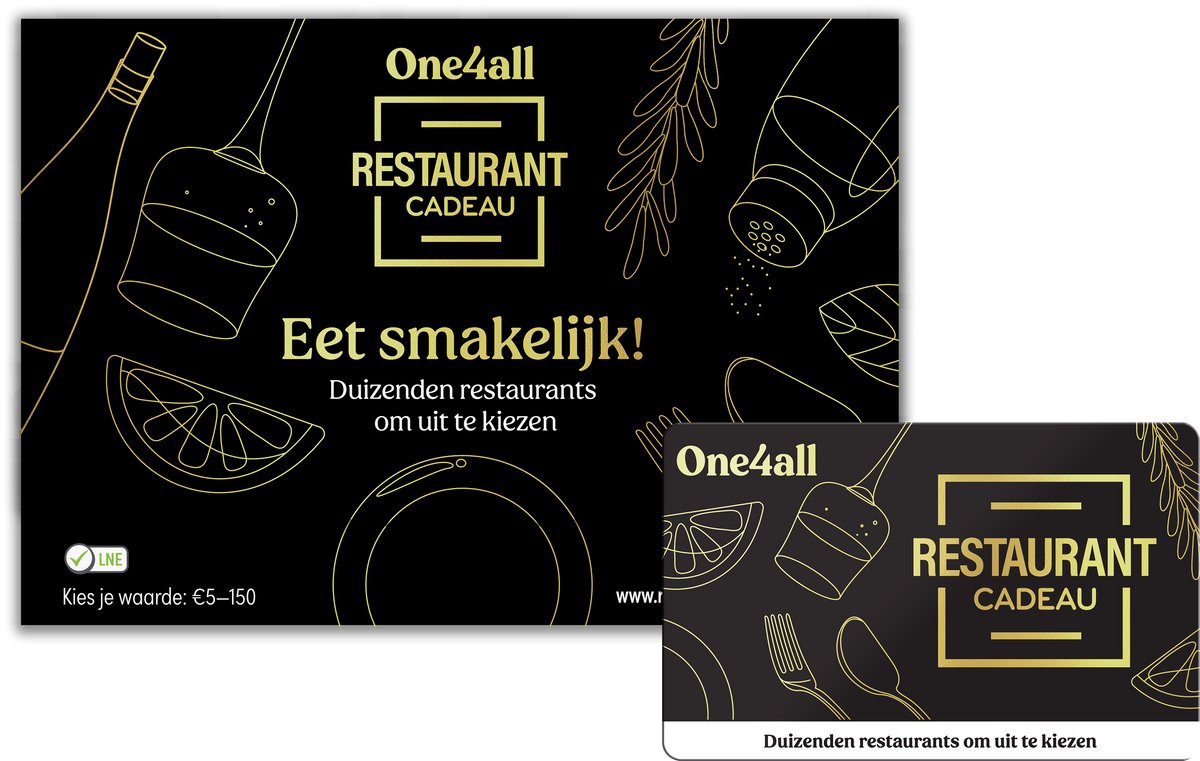 RestaurantCadeau - Cadeaubon - 20 euro + cadeau-envelop