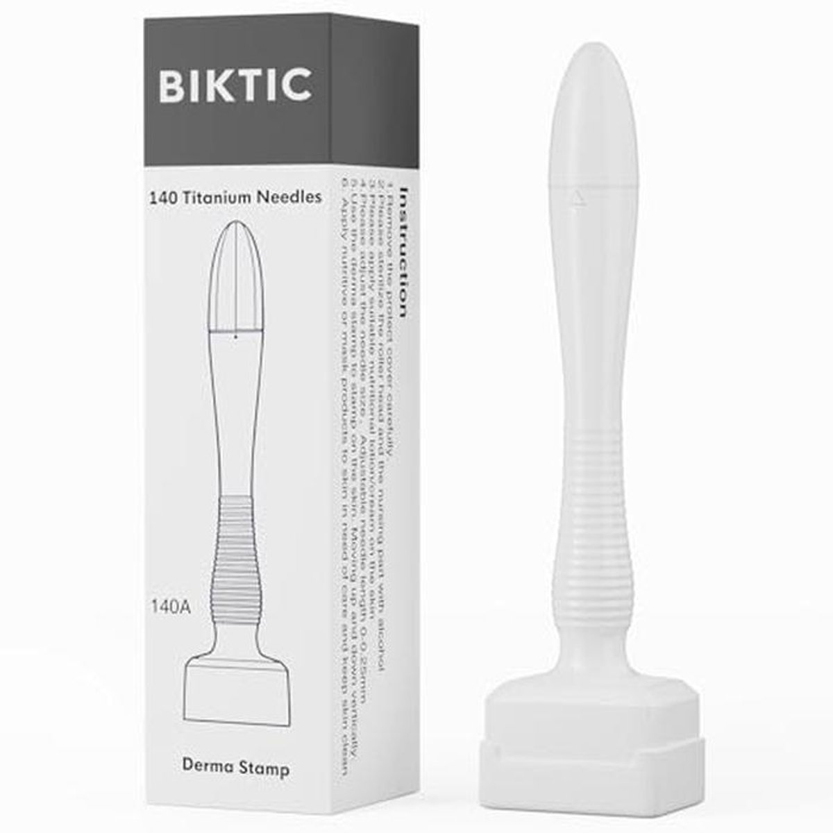 Titanium Derma Stempel 0,25 mm voor Microneedling - Thuisgebruik voor Mannen en Vrouwen
