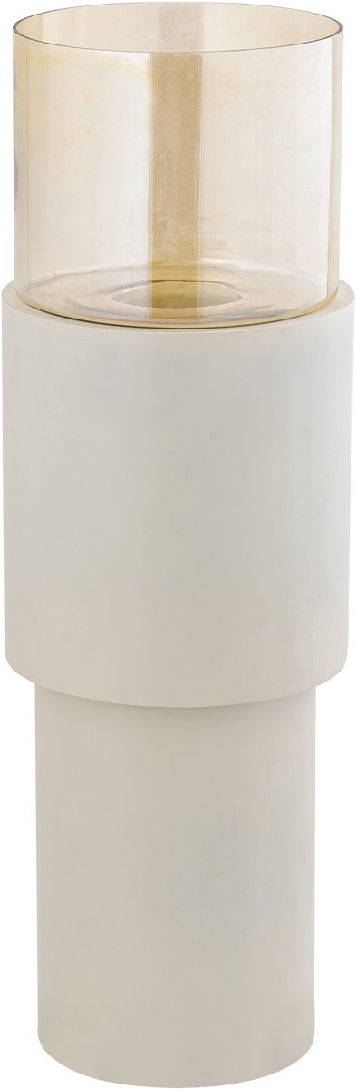 PTMD Windlicht Soon - Beige - 33x33x99cm