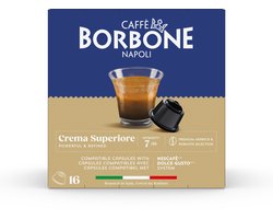 Borbone Crema Superiore - Geschikt voor Dolce Gusto - 16 capsules