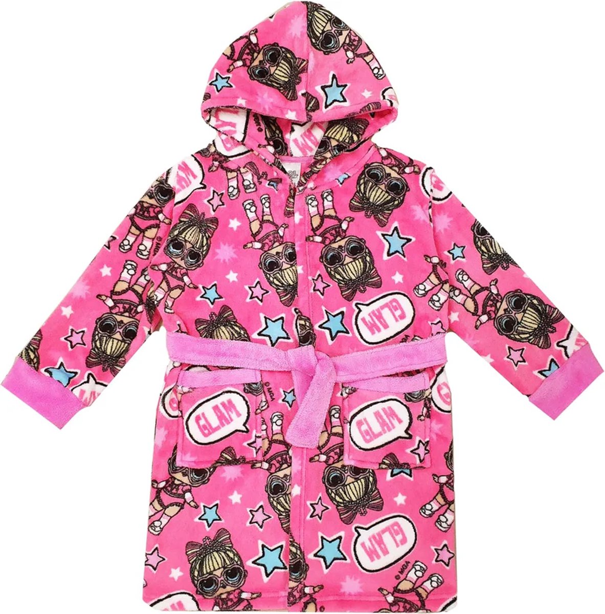 LOL Surprise - Badjas - Maat 122/128 - L.O.L. Surprise! - Ochtendjas - Roze