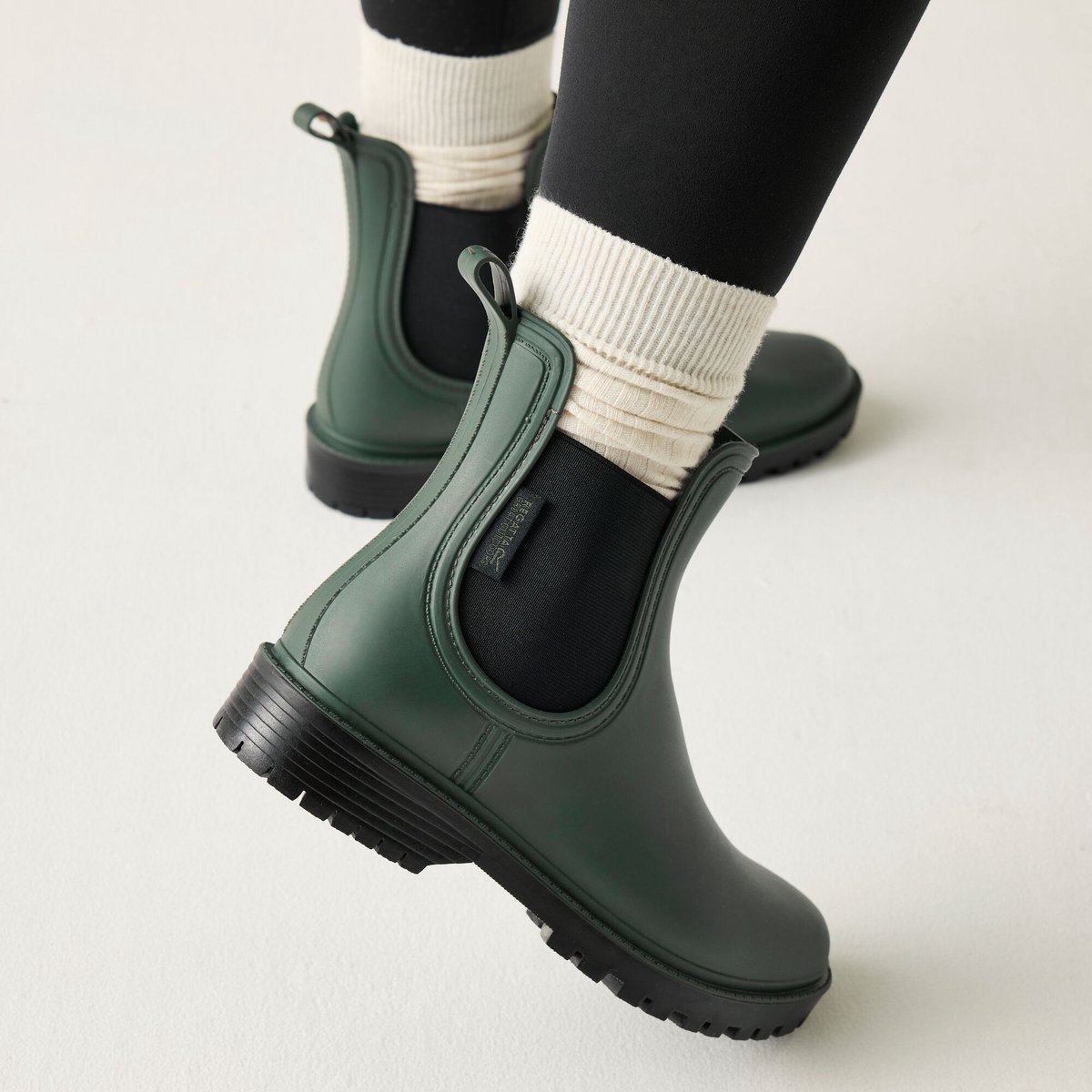 Stallaarzen Hiking Dames Waterdicht Groen