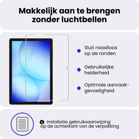 Protecteur d'écran en Glas Tempered Glass Samsung Galaxy Tab A9 Plus