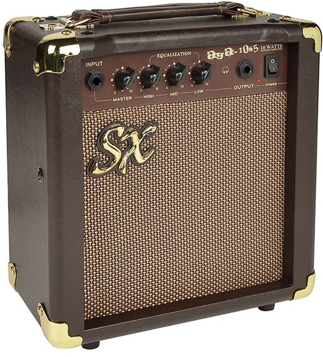 akoestische gitaar versterker - AGA1065 - draagbaar 10W model -6,5" speaker