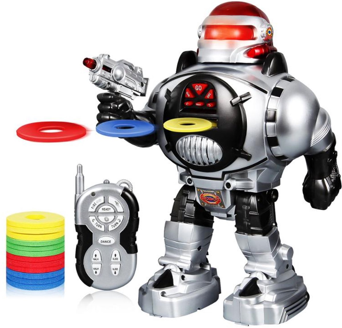 Rc Robot Led Combat - Programmeerbare Interactieve Disc Schietende Dansende Robot