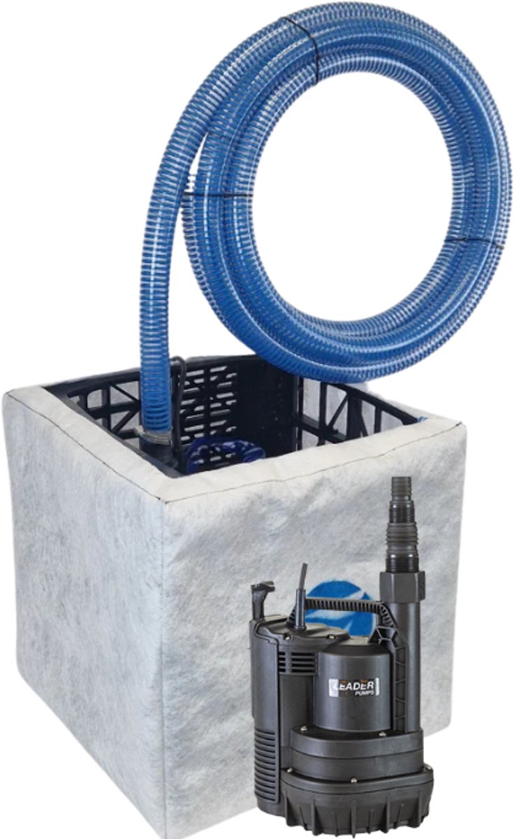 Bol.com Deltaline Pompkrat Standaard – Dé Wateroverlastoplossing voor Kelders en Kruipruimtes – Plug & Play Dompelpomp Infiltrat... aanbieding