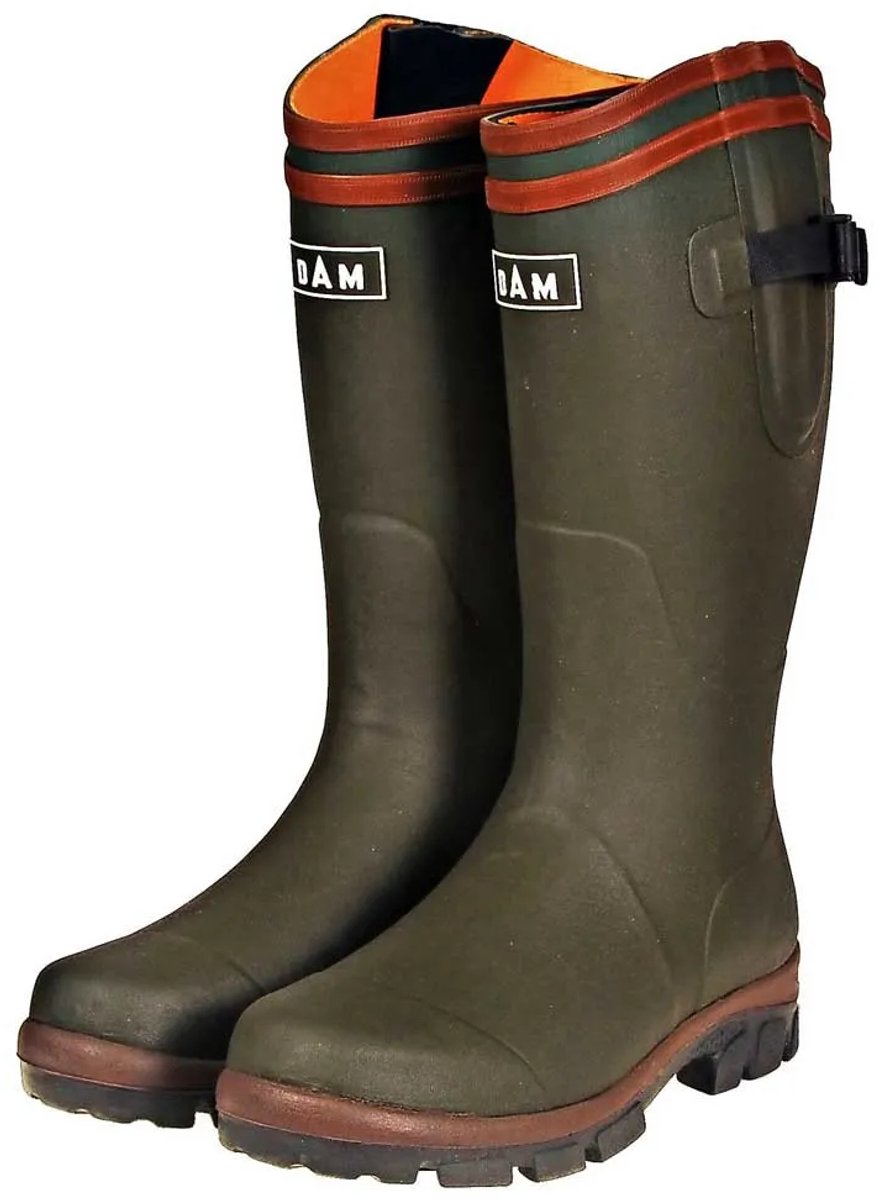 Dam Flex Neoprene Rubber Laarzen Groen EU 45 Man